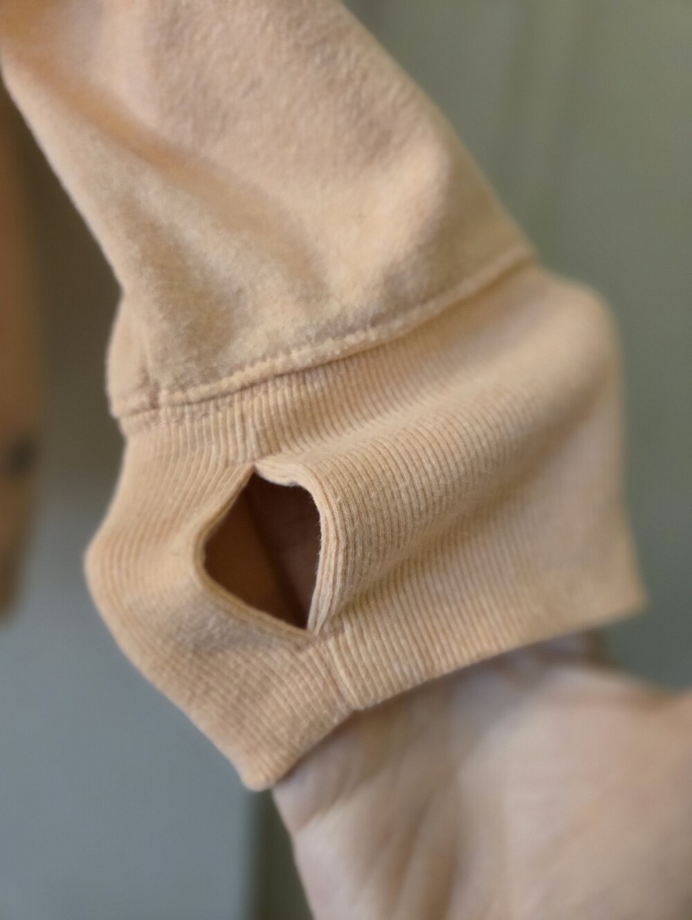 Peach Oversized Hooded Sweatshirt - Picture 2 of 3